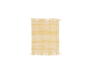 woven mat in sunflower | #109 | 2'0" x 2'2"