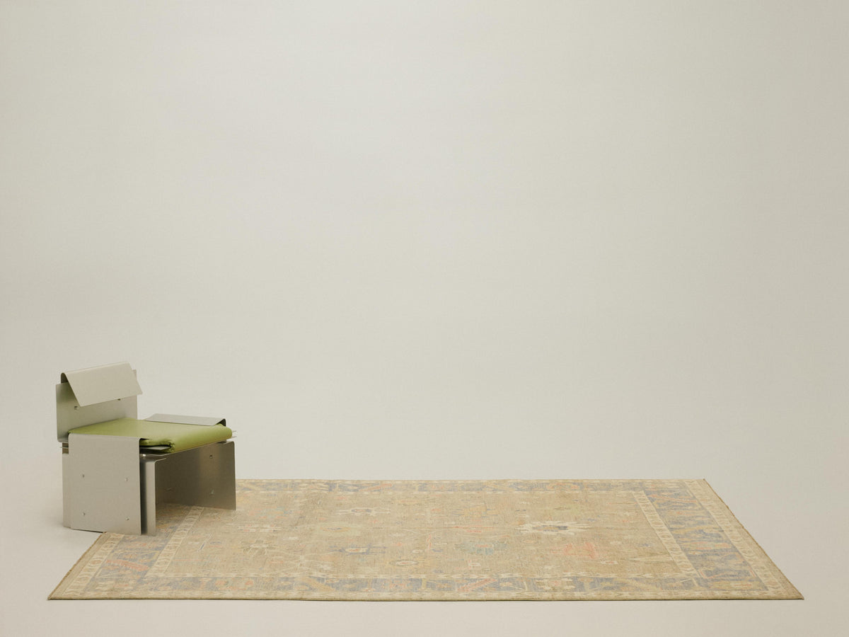 oushak rug in clove || 8'1" x 9'8"