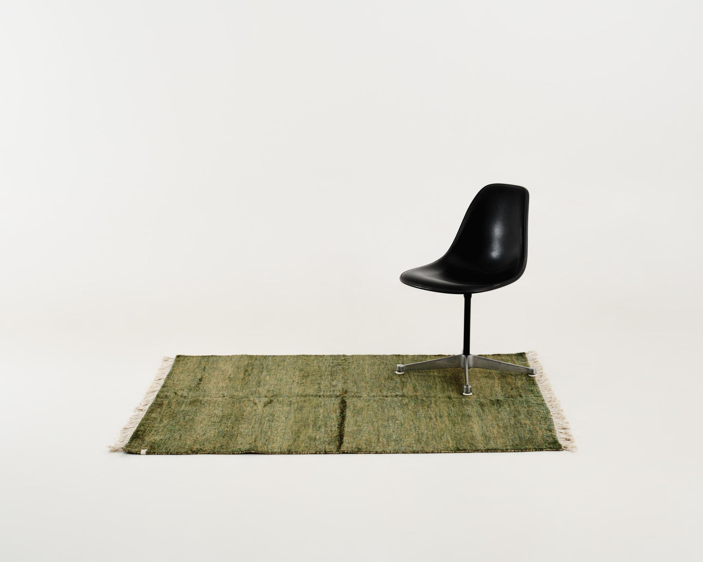 gabbeh rug in basil | #179 | 4'3" x 5'3"