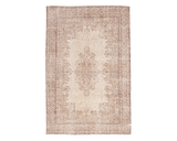 vintage turkish rug in french gray | #175 | 7'1" x 10'7"