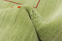 gabbeh rug in tea green | #225 | 8'1" x 9'8"