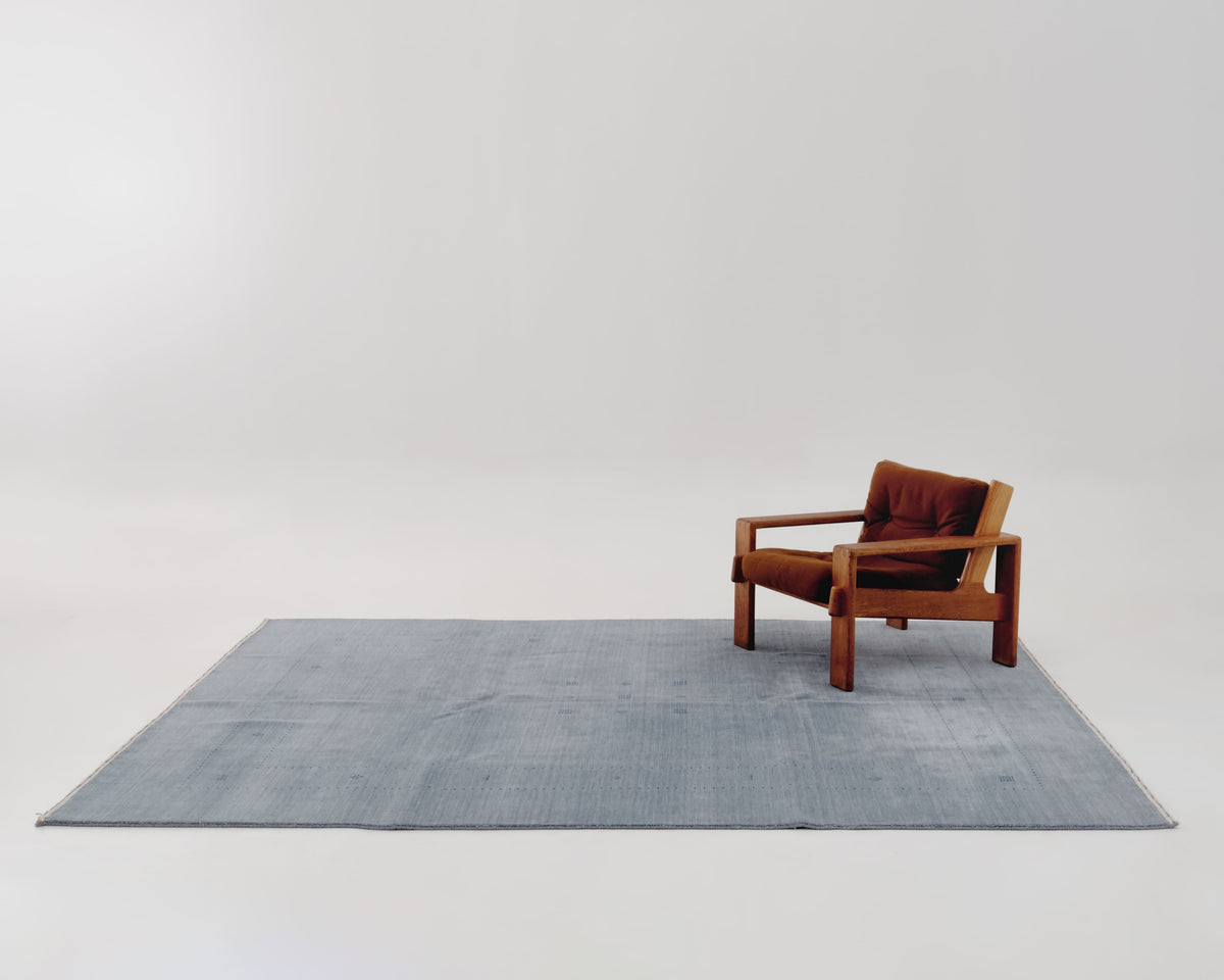 gabbeh rug in smokestack | #237 | 8'2" x 10'0"