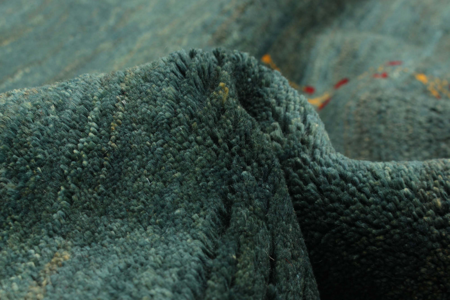 gabbeh rug in sea glass | #301 | 4'9" x 7'3"