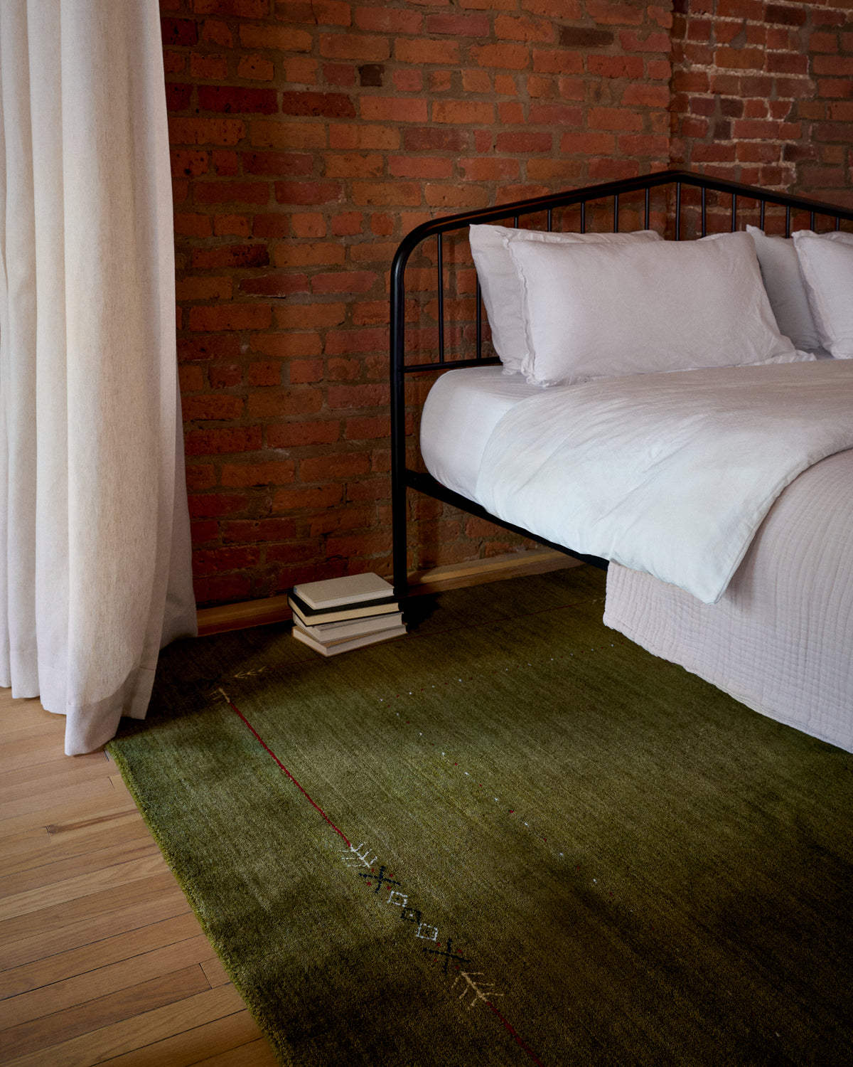 gabbeh rug in verdanta | 365 | 7'9" x 9'9"