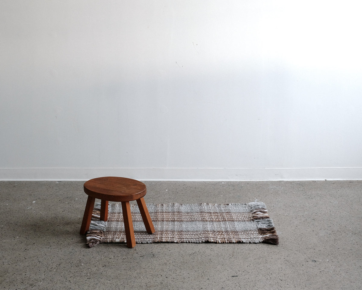 woven mat in tweed | #114 | 2'0" x 3'2"