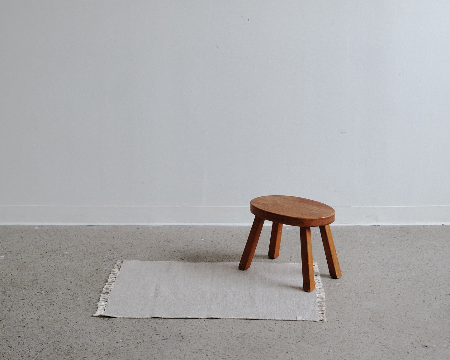 woven mat in stone | #094 | 2'0" x 3'0"