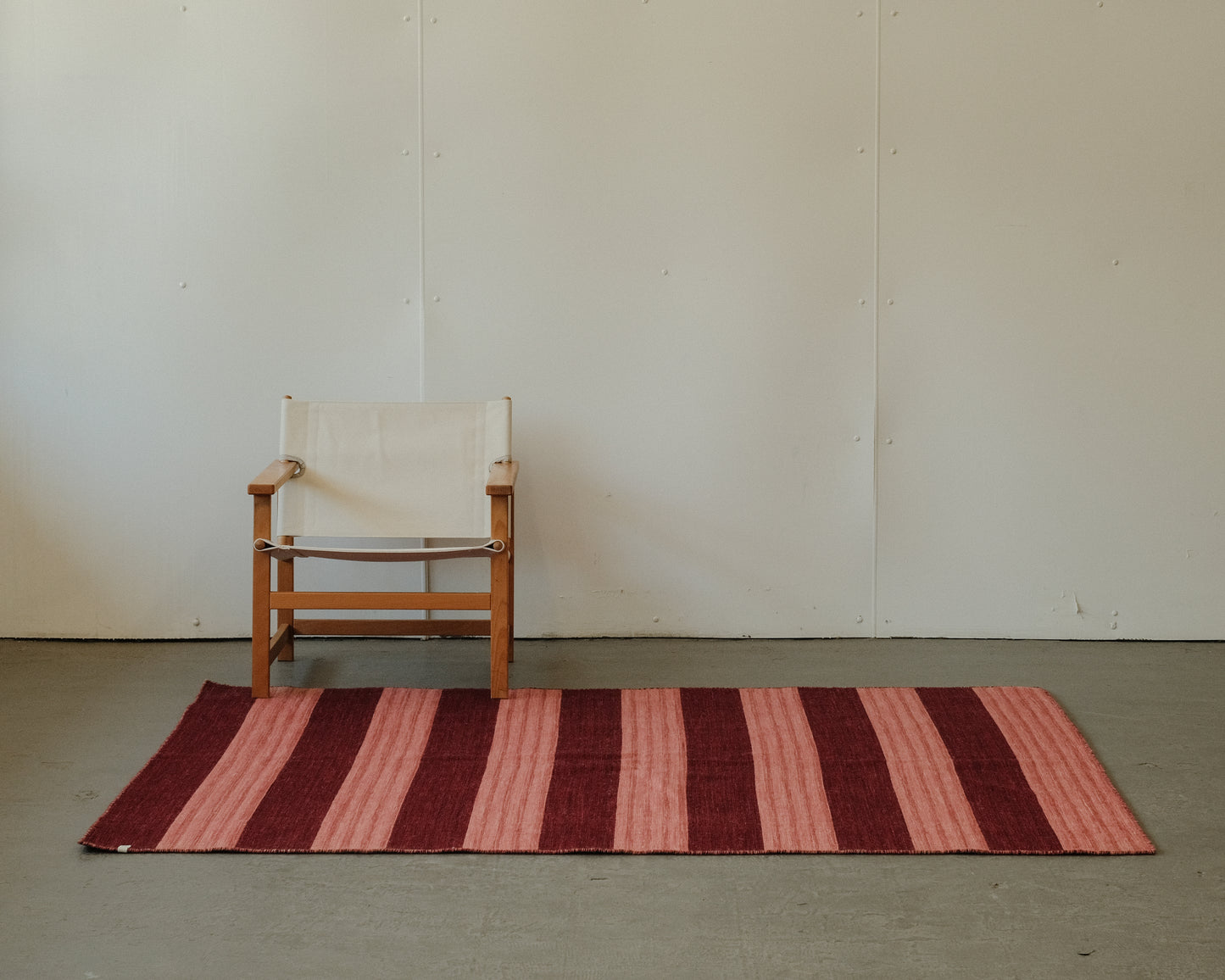 indian flatweave in berry | #024 | 5'1" x 7'11"