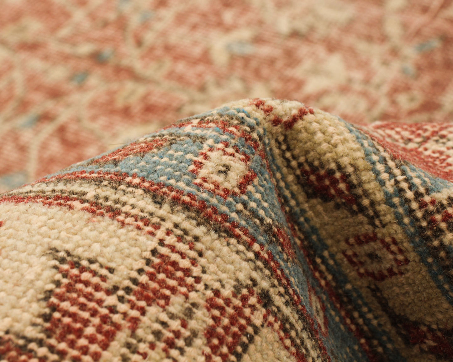 vintage turkish rug in taupe | #018 | 6'0" x 9'5"