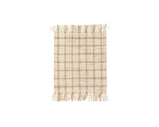 woven mat in aspen | #096 | 2'1" x 2'10"