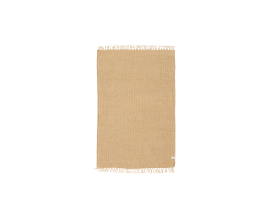 woven mat in sand | #101 | 1'11" x 3'3"