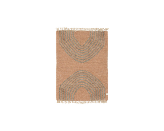 woven mat in mesa | #102 | 2'1" x 3'2"