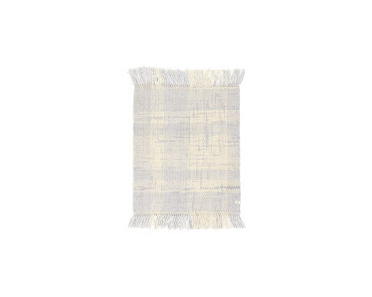 woven mat in bluejay | #106 | 2'0" x 2'10"
