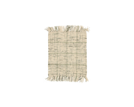 woven mat in fern | #107 | 2'0" x 2'11"
