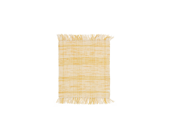 woven mat in sunflower | #109 | 2'0" x 2'2"