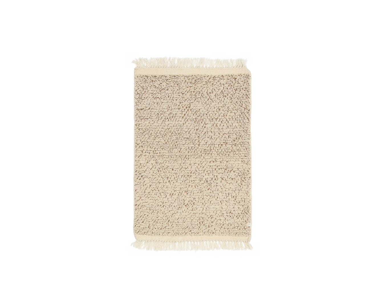 woven mat in buff | #110 | 2'1" x 3'2"