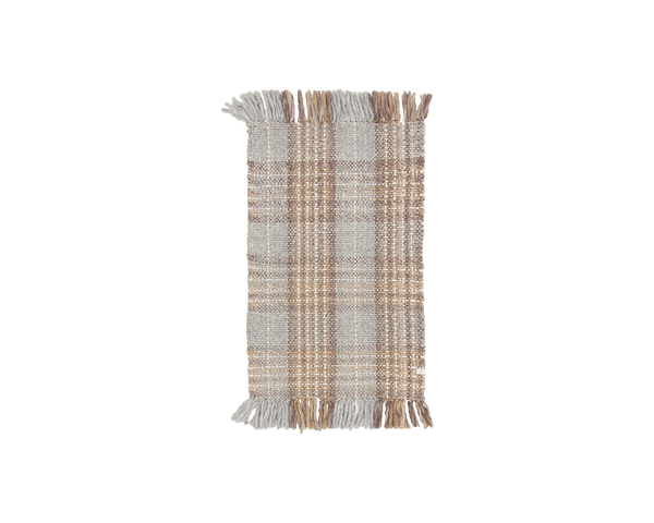 woven mat in tweed | #114 | 2'0" x 3'2"