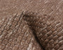 braided rug in umber | #207 | 5'0" x 8'2"