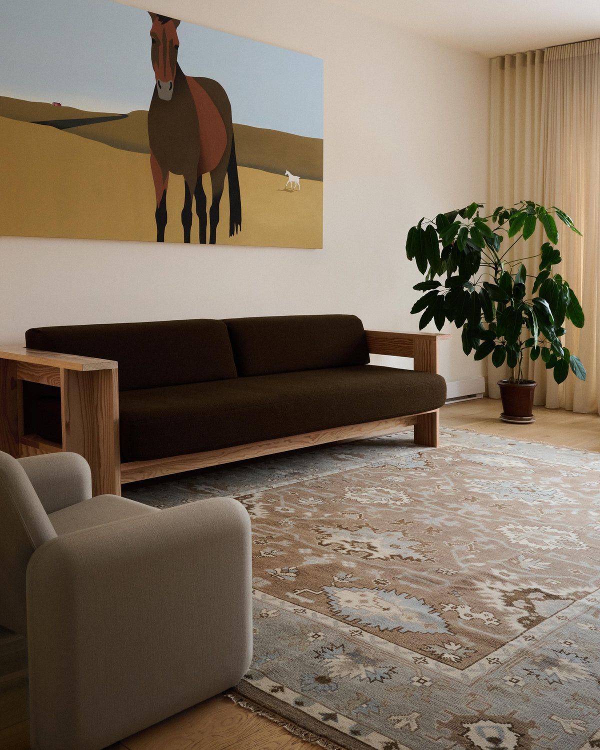 oushak rug in elysian | 317 | 9'2" x 12'1"