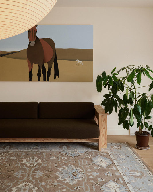 oushak rug in elysian | 317 | 9'2" x 12'1"