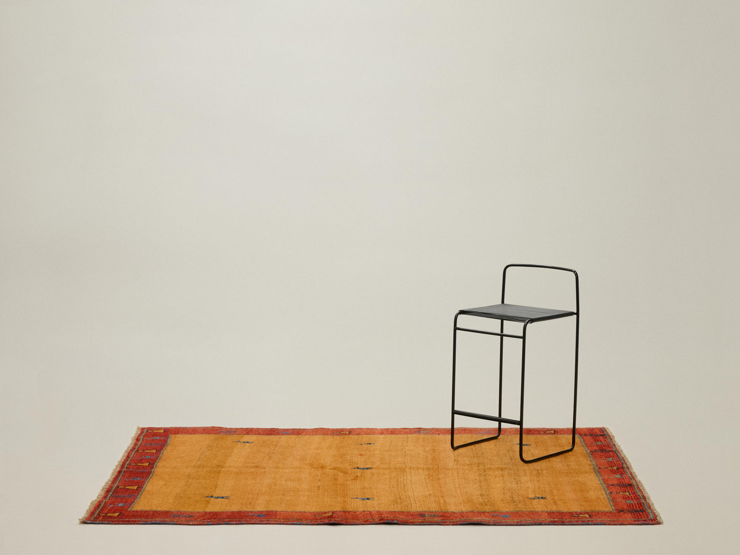 gabbeh rug in spice || 5'11" x 7'4"