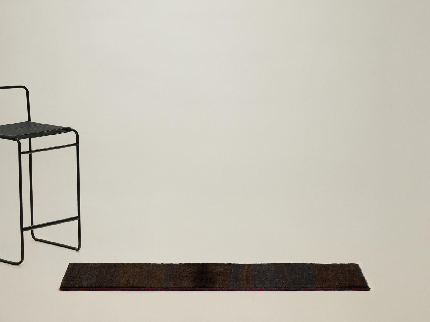 gabbeh rug in nightwood || 1'7" x 4'9"