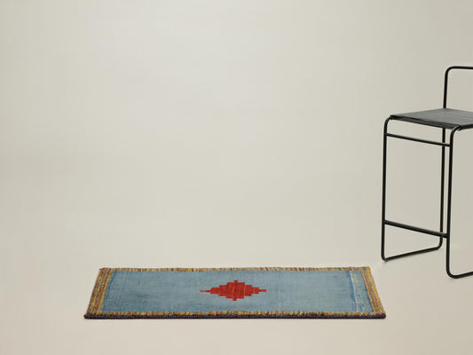 gabbeh rug in alpine || 2'6" x 3'10"
