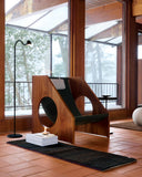 gabbeh rug in nightwood || 1'7" x 4'9"