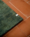 gabbeh rug in moss || 5'3" x 7'10"