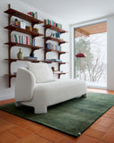 gabbeh rug in moss || 5'3" x 7'10"