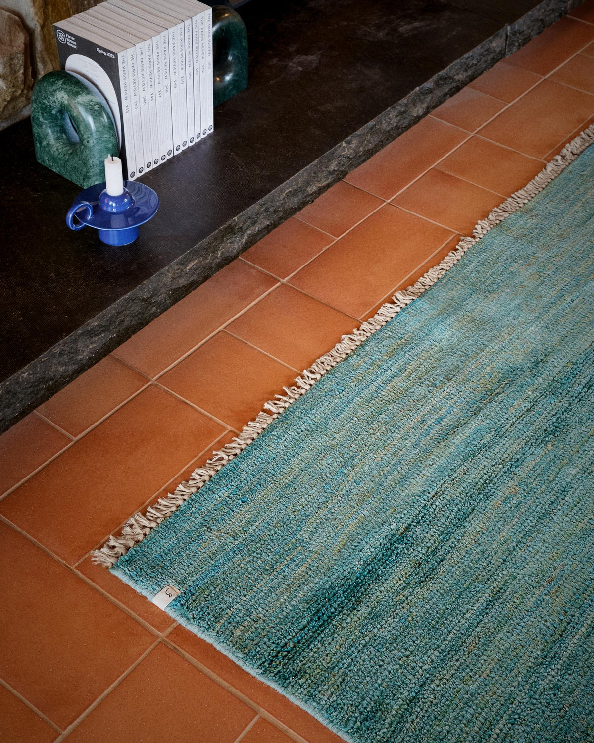 gabbeh rug in aegean || 9'1" x 12'0"
