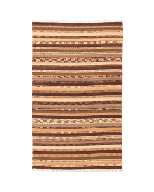 turkish flatweave in terra | #070 | 4'11" x 8'1"