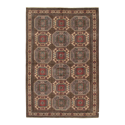 vintage rug in gleam | | 6'5" x 9'10"