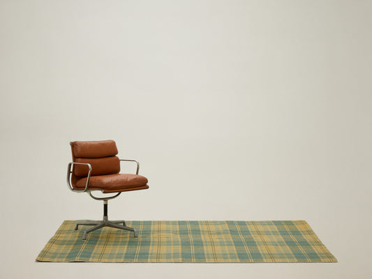 flatweave rug in parcels | 363 | 5'7" x 7'11"