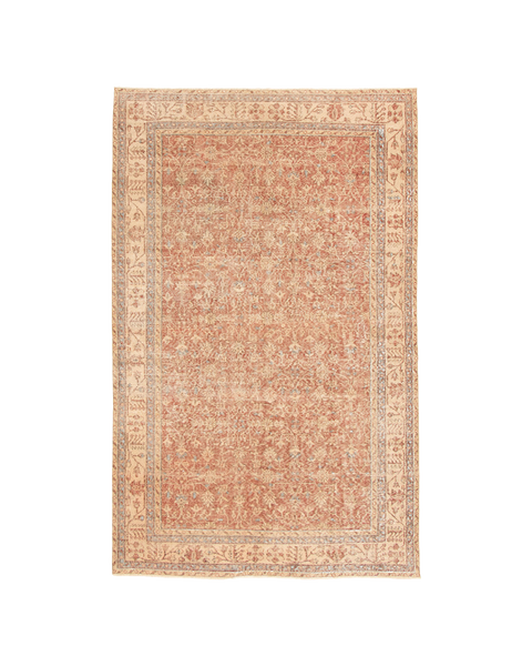 vintage turkish rug in taupe | #018 | 6'0" x 9'5"