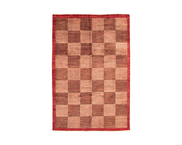 ziegler rug in maroon | #172 | 6'7" x 9'10"