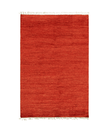 gabbeh rug in poppy | #117 | 5'3" x 7'9"