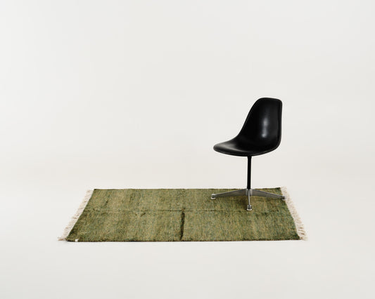 gabbeh rug in basil | #179 | 4'3" x 5'3"