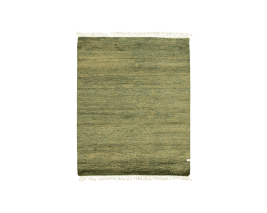 gabbeh rug in basil | #179 | 4'3" x 5'3"