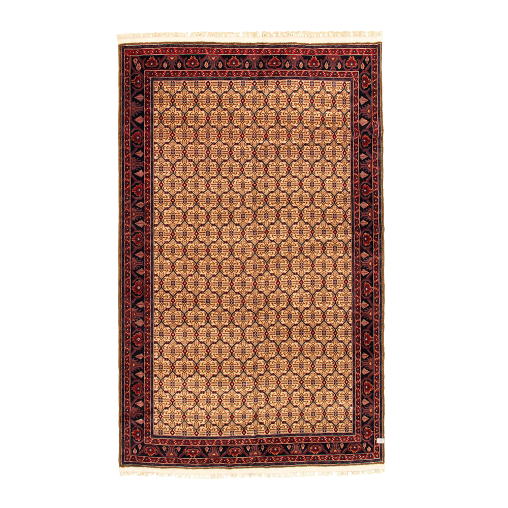 vintage rug in ripple | | 6'6" x 9'8"