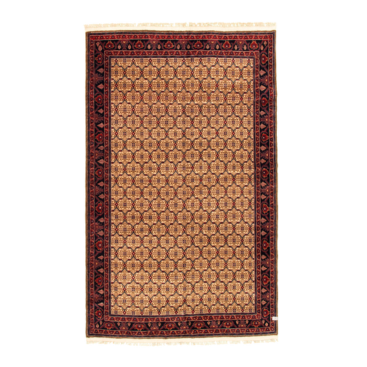 vintage rug in ripple | | 6'6" x 9'8"