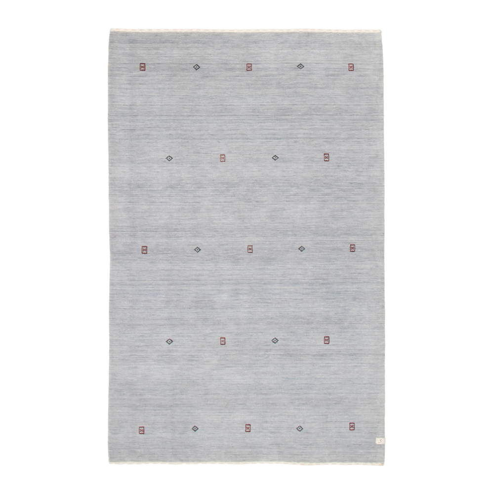 gabbeh rug in celeste | #292 | 5'2" x 7'11"