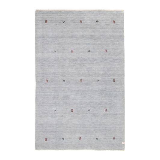 gabbeh rug in celeste | #292 | 5'2" x 7'11"