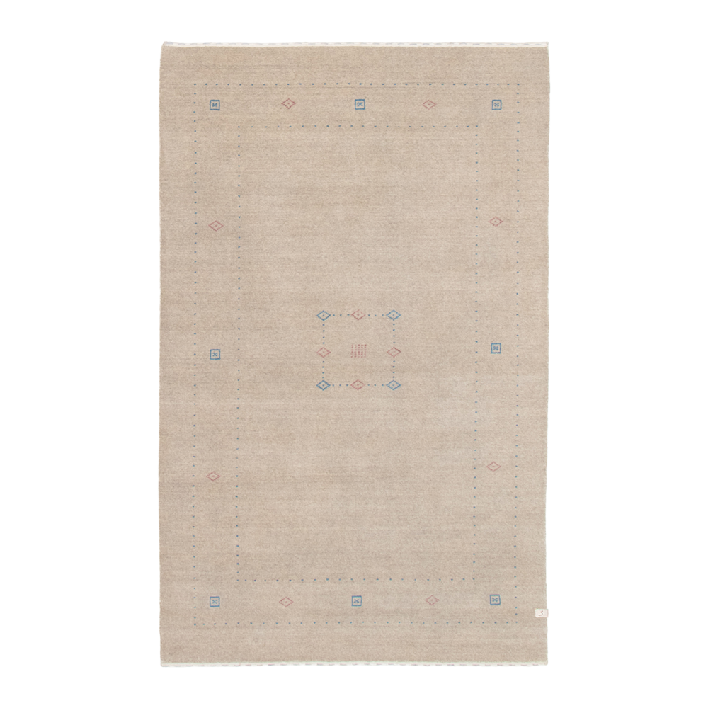 gabbeh rug in brume || 5'1" x 7'11"