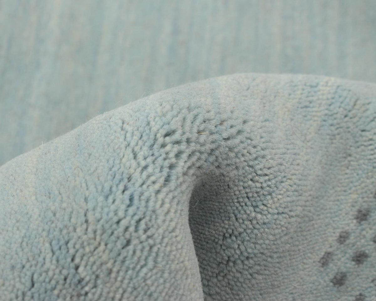 gabbeh rug in powder | #177 | 5'11" x 8'11"