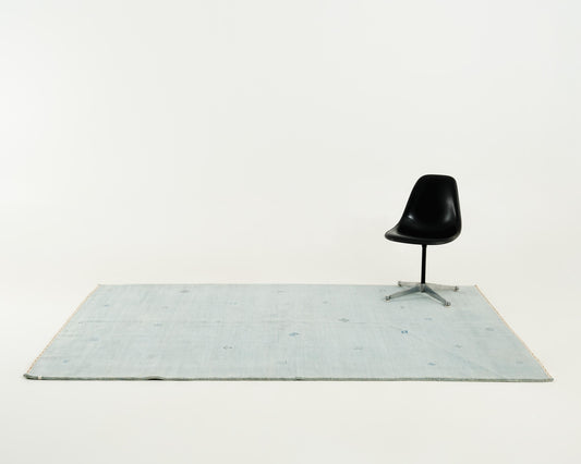 gabbeh rug in powder | #177 | 5'11" x 8'11"