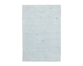 gabbeh rug in powder | #177 | 5'11" x 8'11"