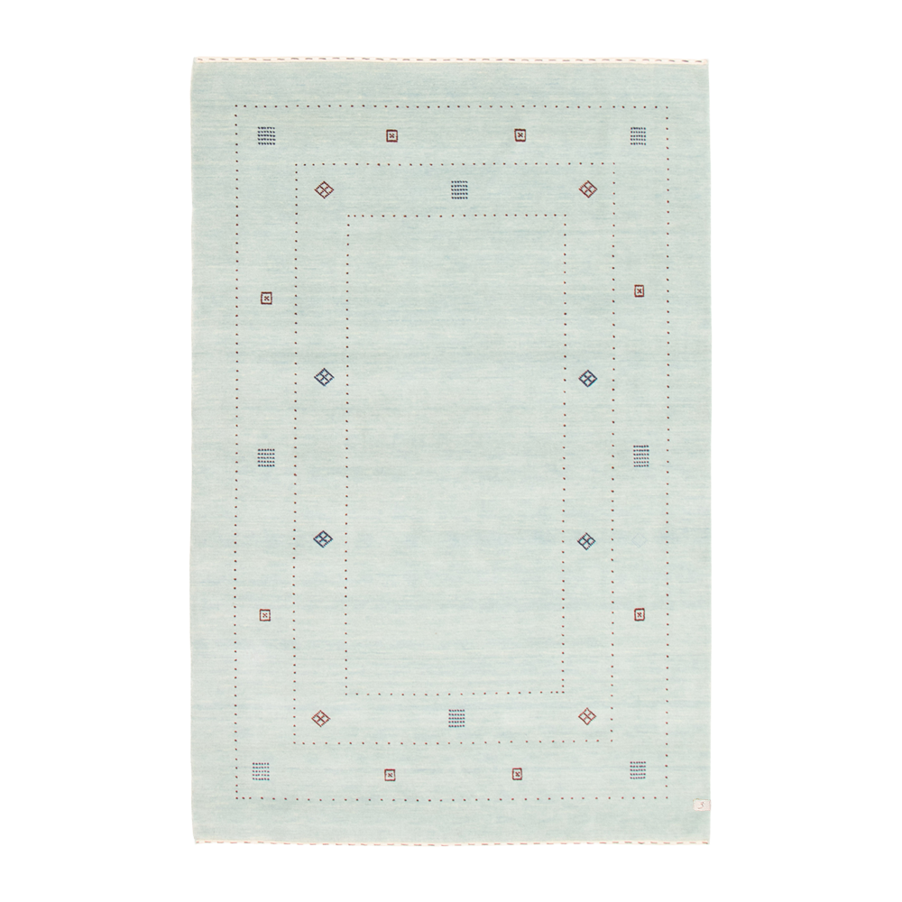 gabbeh rug in polaris | #293 | 6'0" x 9'0"
