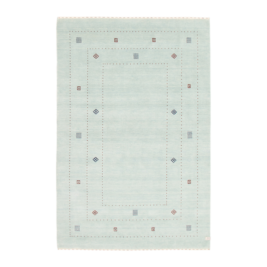gabbeh rug in polaris | #293 | 6'0" x 9'0"