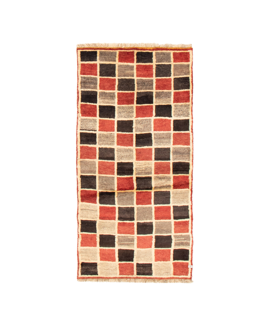 gabbeh runner in cardinal | #229 | 3'1" x 6'6"