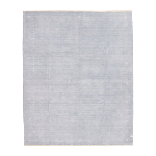 gabbeh rug in powder || 8'1" x 9'10"
